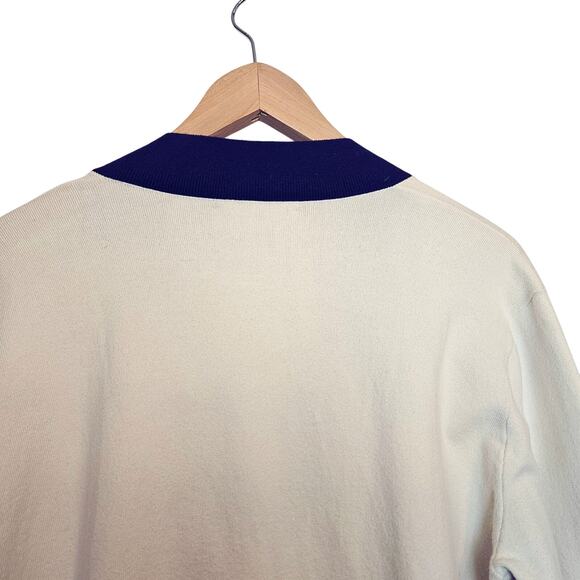 Lauren Ralph Lauren Women's V-Neck Pullover Preppy Tennis Sweater Size 6 - Picture 8 of 12